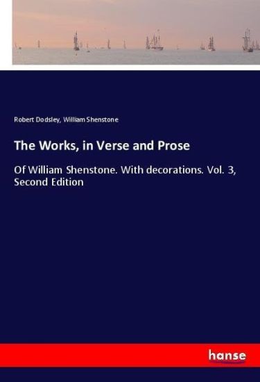The Works, in Verse and Prose – Robert Dodsley, kirjan kansikuva