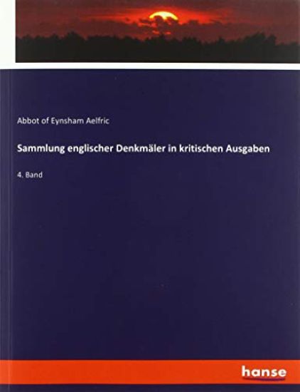 Sammlung englischer Denkmäler in kritischen Ausgaben