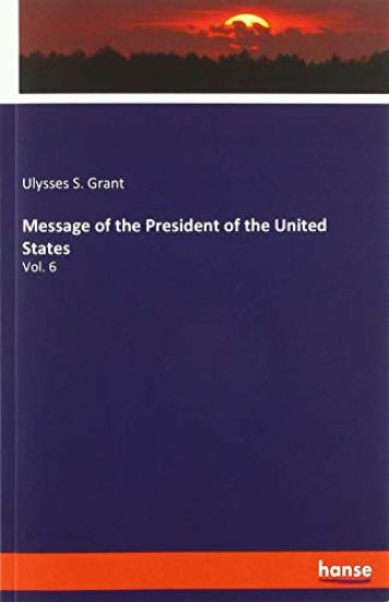 Message of the President of the United States