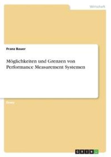 Möglichkeiten und Grenzen von Performance Measurement Systemen