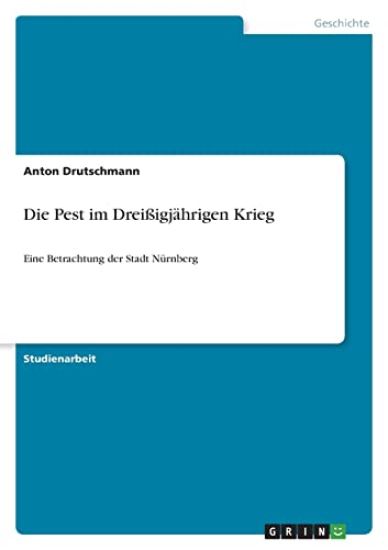 Die Pest im Dreißigjährigen Krieg