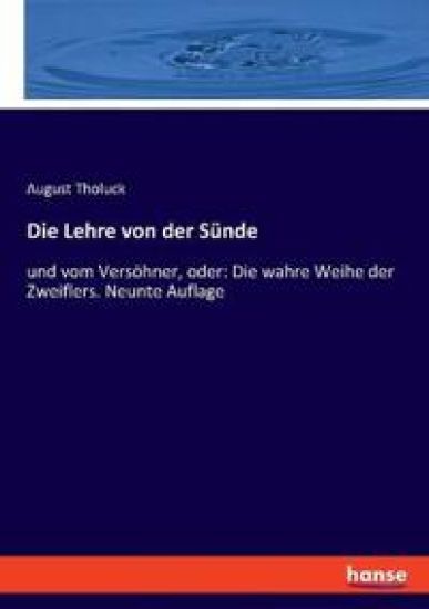 Die Lehre von der Sünde