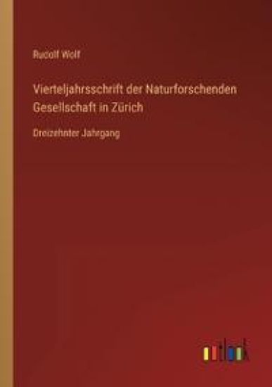 Vierteljahrsschrift der Naturforschenden Gesellschaft in Zürich
