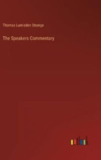 The Speakers Commentary