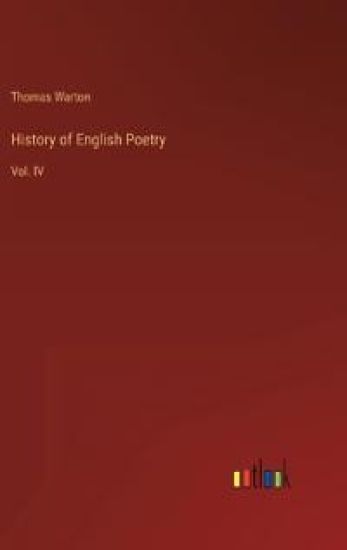 History of English Poetry