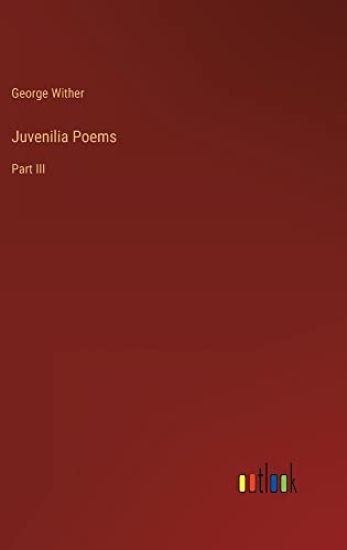 Juvenilia Poems