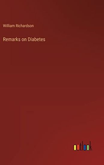 Remarks on Diabetes
