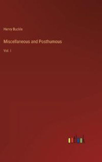 Miscellaneous and Posthumous