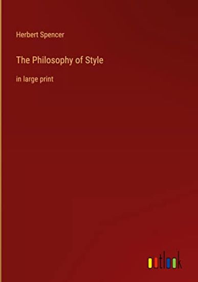 The Philosophy of Style