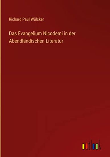 Das Evangelium Nicodemi in der Abendländischen Literatur
