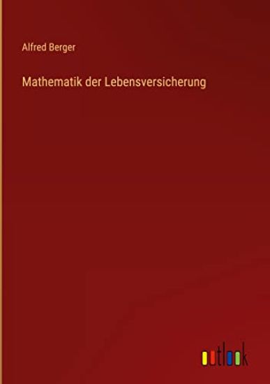 Mathematik der Lebensversicherung