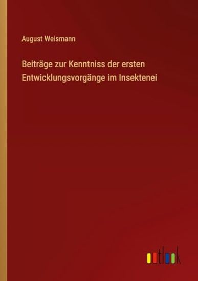 Beiträge zur Kenntniss der ersten Entwicklungsvorgänge im Insektenei