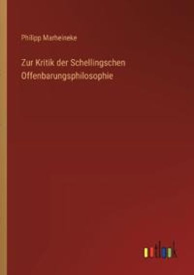Zur Kritik der Schellingschen Offenbarungsphilosophie