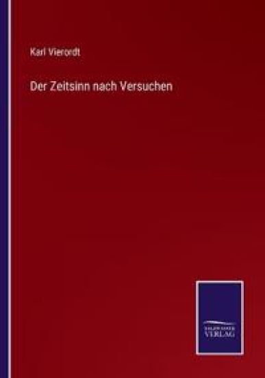 Der Zeitsinn nach Versuchen