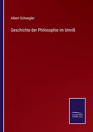 Geschichte der Philosophie im Umriß