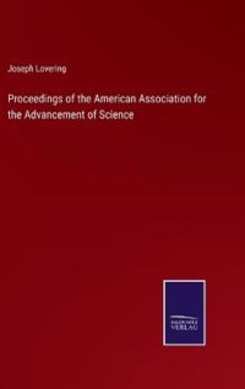 Proceedings of the American Association for the Advancement of Science