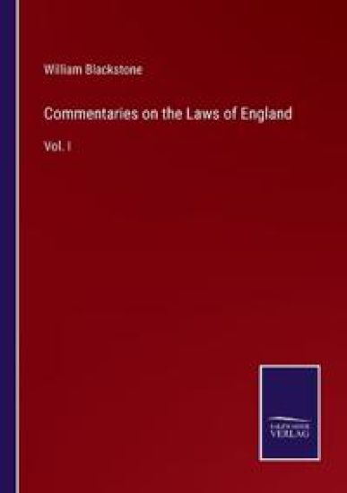Commentaries on the Laws of England