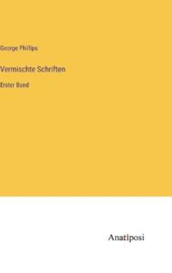 Vermischte Schriften