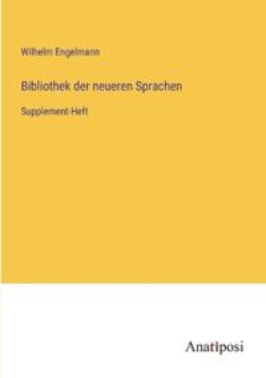 Bibliothek der neueren Sprachen