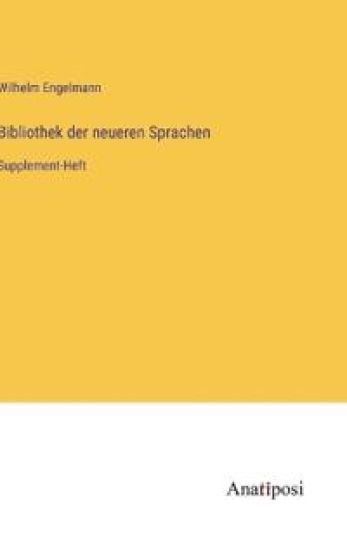 Bibliothek der neueren Sprachen