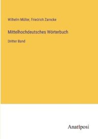 Mittelhochdeutsches Wörterbuch