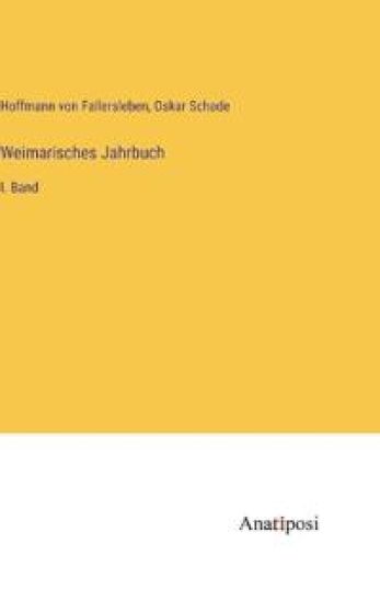 Weimarisches Jahrbuch