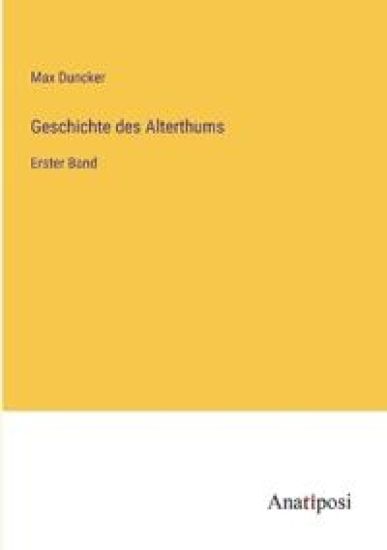 Geschichte des Alterthums
