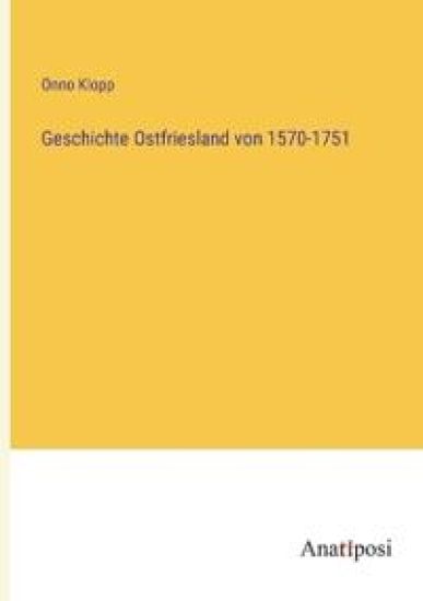 Geschichte Ostfriesland von 1570-1751