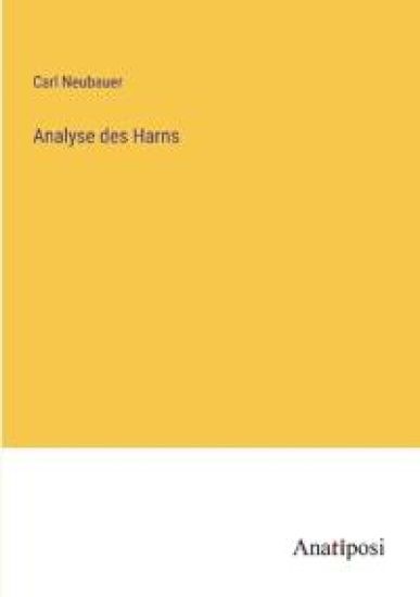 Analyse des Harns