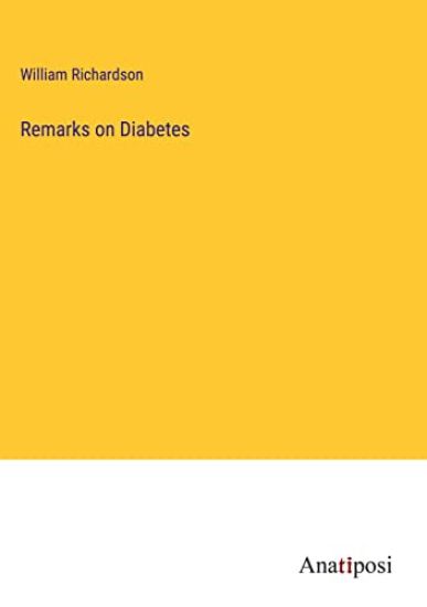 Remarks on Diabetes