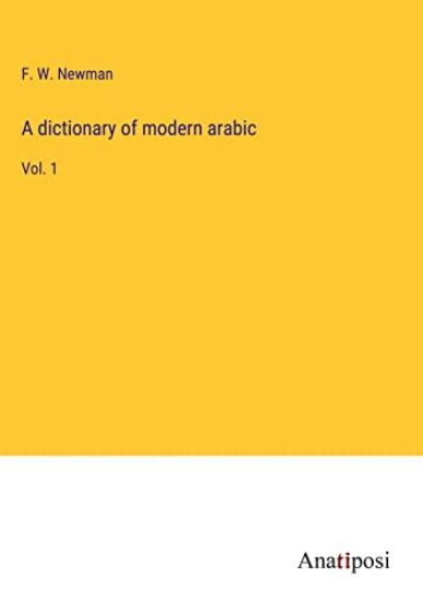 A dictionary of modern arabic