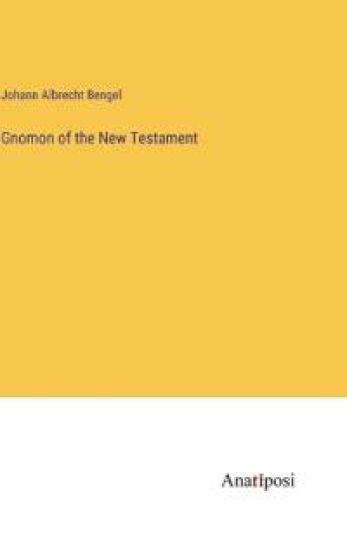 Gnomon of the New Testament