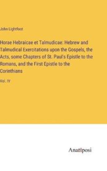 Horae Hebraicae et Talmudicae