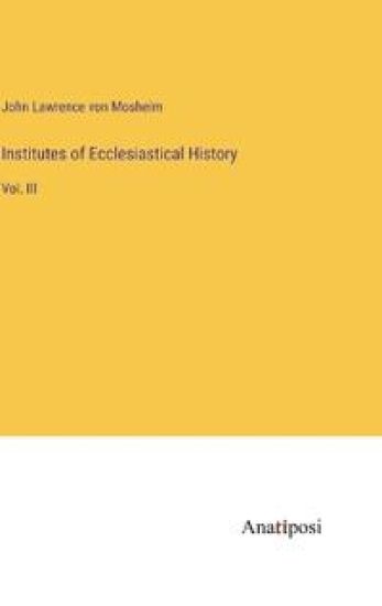 Institutes of Ecclesiastical History