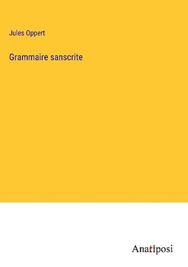Grammaire sanscrite
