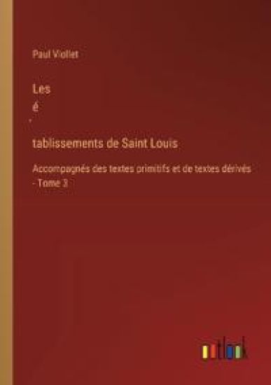 Les é´tablissements de Saint Louis