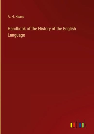 Handbook of the History of the English Language