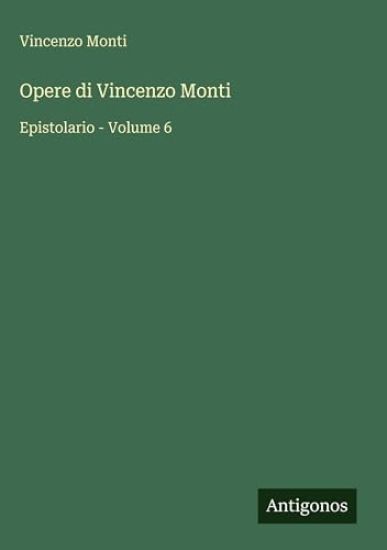 Opere di Vincenzo Monti