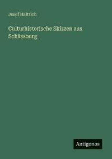 Culturhistorische Skizzen aus Schässburg