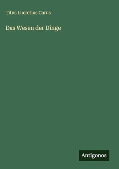 Das Wesen der Dinge