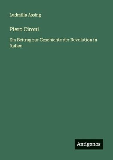 Assing, L: Piero Cironi