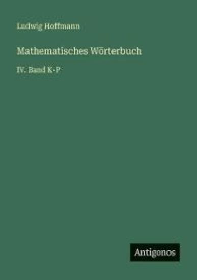 Hoffmann, L: Mathematisches Wörterbuch