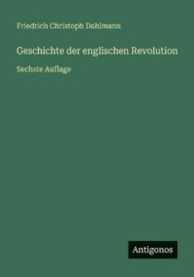 Geschichte der englischen Revolution