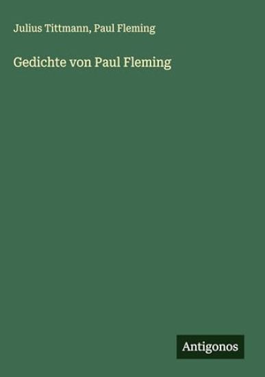 Gedichte von Paul Fleming