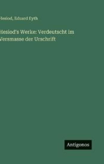 Hesiod's Werke