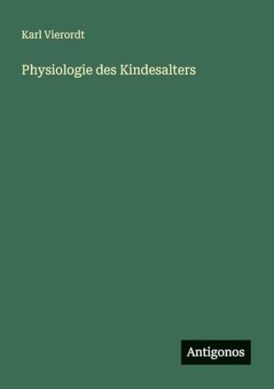 Physiologie des Kindesalters