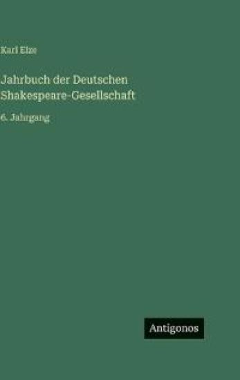 Jahrbuch der Deutschen Shakespeare-Gesellschaft