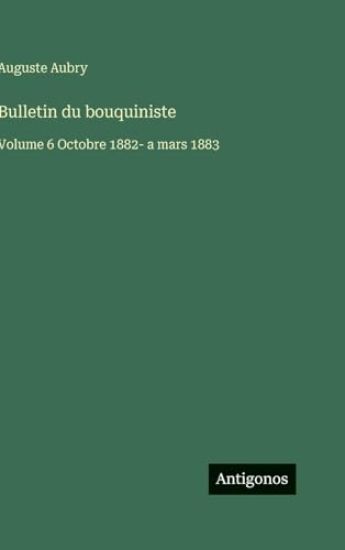 Bulletin du bouquiniste