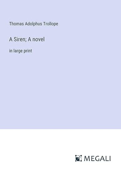 A Siren; A novel