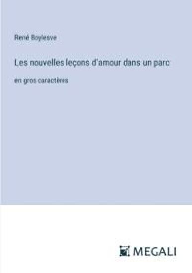Les nouvelles leçons d'amour dans un parc